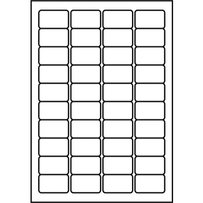 Bild av SmithPackaging A4 Självhäftande adressetiketter, 40 etiketter per ark, 100 45,7 x 25,4 mm 4 000
