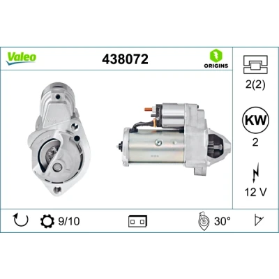 Bild av Startmotor VALEO 438072