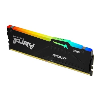 Bild av Kingston FURY Beast Black RGB EXPO 16GB 6800MT/s DDR5 CL34 DIMM Desktop Gaming Memory Single Module KF568C34BBEA 16