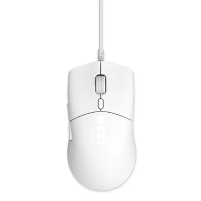 Bild av NZXT Lift 2 Symm Lätt symmetrisk trådbunden spelmus 58 g design 8K polling rate Optiska brytare 26K DPI optisk sensor 100% PTFE fötter Vit
