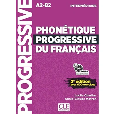 Bild av Phonetique progressive 2e edition: Livre intermediaire + CD (A2 B2)