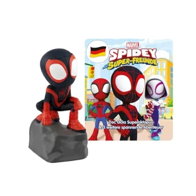 Bild av tonies Hörselfigurer för Toniebox, Marvel Spidey och hans supervänner Doc ocks Superoktopus 3 andra spännande äventyr (följd 2), lyssningsspel barn från 4 år, speltid ca 56 minuter