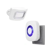 Bild av Pentatech FD25, Passiv infraröd (PIR) sensor, Trådlös, 433.92 MHz, 82 dB, Innertak/vägg, Vit