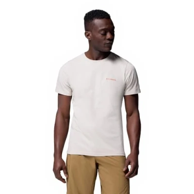 Bild av Columbia Rapid RIDGE BACK Graphic TEE Tshirt med print, Storlek: XXL, Dark stone/button badge