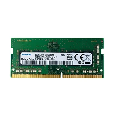 Bild av Samsung M471A1K43CB1 CTD 2666MHz minnesmoduler (8GB, 1 x 8GB, DDR4, 2666 MHz, 260 Pin SO DIMM, svart, grön)