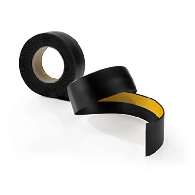 Bild av Quest Täcklist, platt självhäftande List, Fönsterlist Bredd 30 mm för inomhusbruk PVC, flexibel, längd 5 meter, Svart