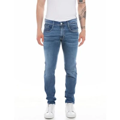 Bild av Replay herr Jeans anbass hyperflex original, 009 medium blå, 28W / 34L