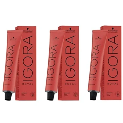 Bild av Schwarzkopf Professional Igora Royal Cools Permanent hårfärg 60 ml 1 0 Black Natural