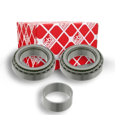 Bild av FEBI BILSTEIN 27162 Kit de roulements roue Essieu arrière gauche, droit avec entretoise 90 Roulement à rouleaux coniques