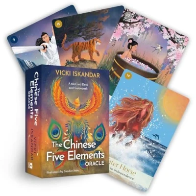 Bild av The Chinese Five Elements Oracle: A 60 Card Deck and Guidebook
