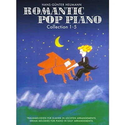 Bild av Romantic pop Piano collection 1 5 piano: Traummelodien für Klavier in Leichten Arrangements Dream Melodies for Easy