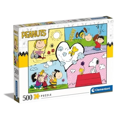 Bild av Clementoni 35558 Pussel Peanuts 500 Bitar, 10 99 år, För Vuxna