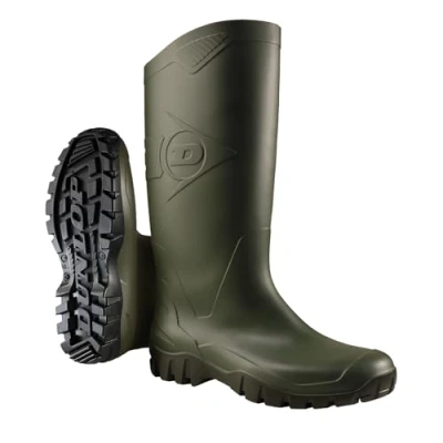 Bild av Dunlop unisex vuxna Dane gummistövlar, Grön 47 EU