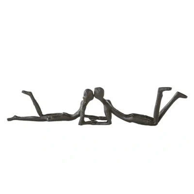 Bild av Casablanca design skulptur kärlek järn bränd höjd 6 cm bredd 30 dekorativ figur modern
