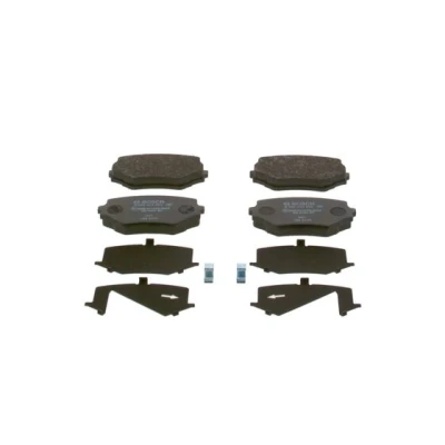 Bild av BOSCH 0 986 424 658 Jeu de plaquettes frein Low Metallic avec palpeur d&#039;usure intégré tôle anti bruit, instructions montage