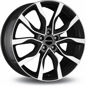 Bild av MAK Highlands Black Machined Face 8.5x20 5/127 ET50 B71.6
