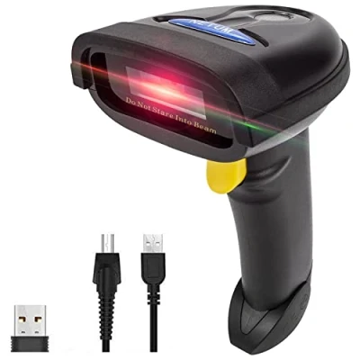 Bild av NETUM NT 1228BL Bluetooth QR 2D Streckkodsläsare Handhållen USB Trådlös 1D streckkoder Imager för mobil betalning Datorskärm Scan Support iOS &amp; Android