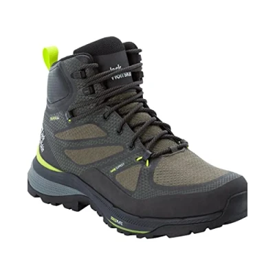 Bild av Jack Wolfskin Herr Force Striker Texapore Mid M Walking sko, Lime mörkgrön, 44 EU