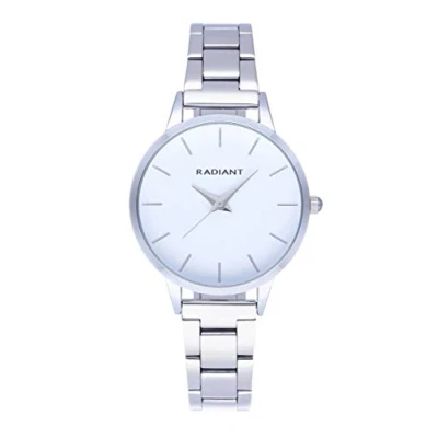 Bild av Radiant Light Collection analog kvartsklocka armbandsur för kvinnor med armband i rostfritt stål storlek 36 mm 3 ATM, Flerfärgad,