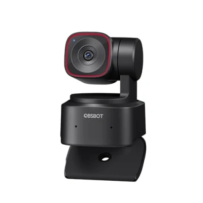 Bild av OBSBOT Tiny 2 Lite 4K Webcam för PC, PTZ Streaming med 1/2&quot; Sensor, AI Spårning, Gestkontroll, 60 FPS, HDR, Brusreducerande Mikrofoner, Fungerar Konferens, Zoommöten, Videosamtal