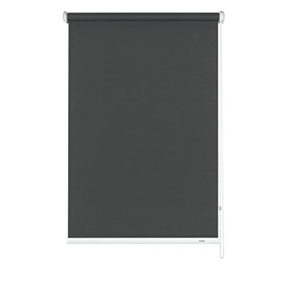 Bild av GARDINIA rullgardin med sidodrag, Tak , vägg eller nischinstallation, Ej genomskinlig men ljuset släpps in, Monteringsmaterial ingår, Grå, 102 x 180 cm (BxH)