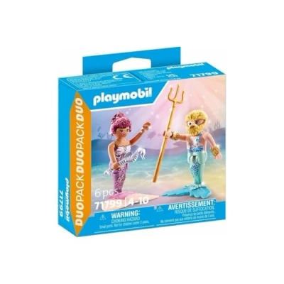 Bild av PLAYMOBIL 71799 Sjöjungfru och merman med scepter trident