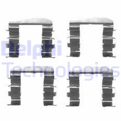 Bild av DELPHI LX0461 Kit d&#039;accessoires, plaquette de frein à disque HYUNDAI: i30 I 3/5 portes, ix35, ix20, KIA: cee‘d Break, CARENS 2, 5 portes
