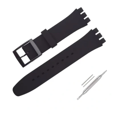 Bild av OLXIYOC klockarmband för Swatch silikon vattentätt klockarmband, 16mm