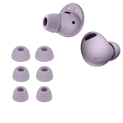 Bild av Kwmobile 6 x kuddar kompatibla med Samsung Galaxy Buds 2 Pro 3 storlekar silikonöronproppar In Ear hörlurar