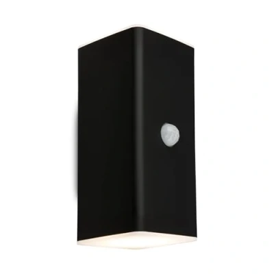 Bild av BRILONER LED vägglampa batteri med rörelsedetektor, skymningssensor, 20 sekunder. Timer, utomhu, utomhus, strålkastare, utomhusvägglampa, 15,5 x 6,5 8,5 cm (H B