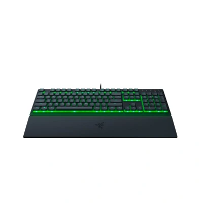 Bild av Razer Ornata V3 X Gaming tangentbord med låg profil (tysta membranbrytare, UV belagda knappsatser, hållbar, spilltålig design, ergonomiskt skrivstöd) NORDIC Layout Svart