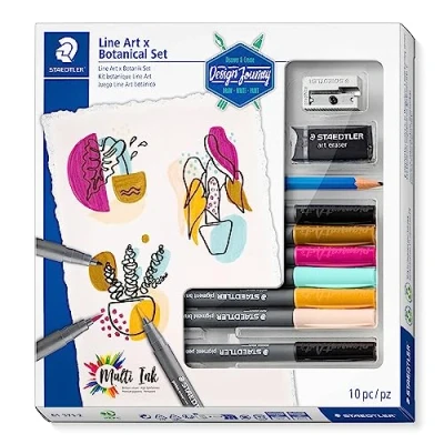 Bild av Staedtler Line ArtxBotan. Set 10pcs 100% PEFC