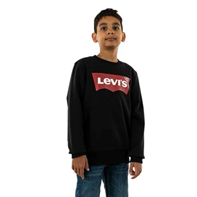 Bild av Levi&#039;s Batwing Crewneck Sweatshirt för barn, Storlek: 116, Black