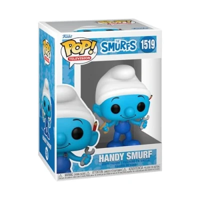 Bild av Funko POP! TV: Papa SMURFS Handy Smurf Vinylfigur för samlare Presentidé Officiell Merchandise Leksaker barn och vuxna TV fans Modellfigur utställning
