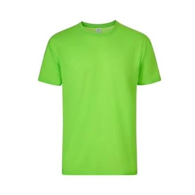 Bild av Mukua Derby, unisex polyester känsla bomull T shirt, flytande Lime, storlek 2XL, Fluor XXL