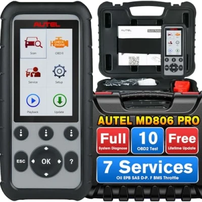 Bild av Autel MaxiDiag MD806 Pro OBD2 Diagnostisk Scanner Kodläsare, OBDII Skanner för Alla System &amp; Servicefunktion, Oljeåterställning, EPB, SAS, DPF, BMS, Gasreglage
