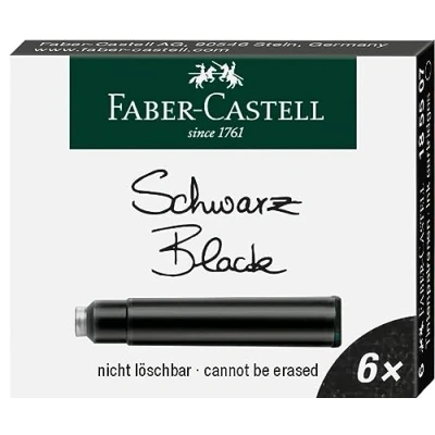 Bild av Faber Castell Bläckpatron Reservoarpenna Svart
