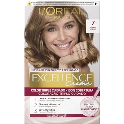 Bild av L &#039;Oréal Paris Excellence Crème, färgämne, 3 vägs skydd, nr 01s 7
