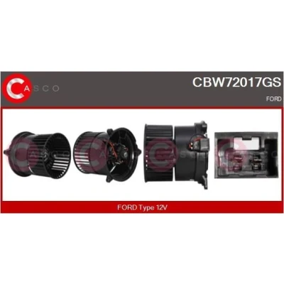 Bild av CASCO CST10255AS Startmotor 12V 1,70kW 10 CPS0013 76mm VOLKSWAGEN: Caddy 3, Multivan 5 (7HM, Polo IV Hatchback, SKODA: Octavia 2 Combi, Yeti