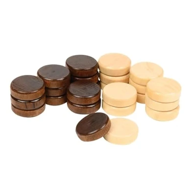 Bild av Philos 4102 spelstenar, Backgammon, 28 x 8 mm