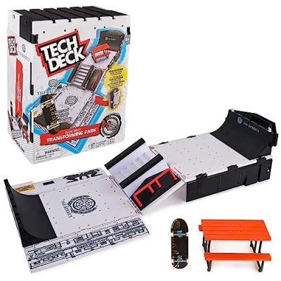 Bild av Tech Deck, The Berrics Transforming Park, X Connect Park Creator, 76 cm bred, vikbart lekset med fodral och speciellt finger, leksak för 6 åriga barn