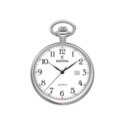 Bild av FESTINA analog kvartsfickur F2019/1, Vitt, Manschett