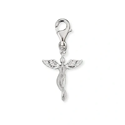 Bild av Engelsrufer Damen Charm Anhänger Schutzengel Symbol Silber aus Sterling Karabinerverschluss nickelfrei