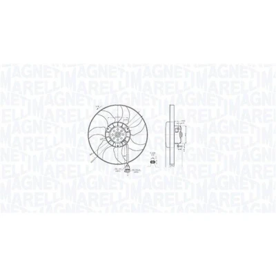 Bild av Fläkt, kylare Magneti marelli 069422887010