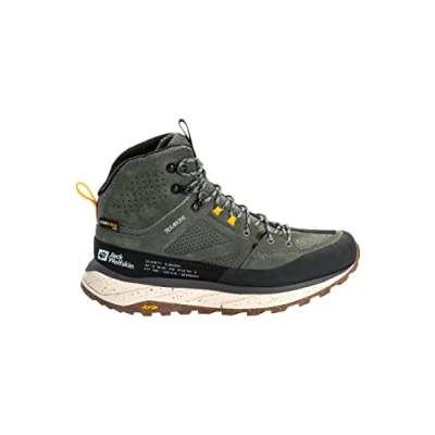 Bild av Jack Wolfskin Herr Terraquest Texapore Mid M promenadsko, GECKO grön, 47.5 EU