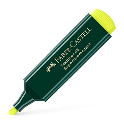 Bild av Faber Castell 154807 Textmarkör Textliner 48, Påfyllbar, Gul