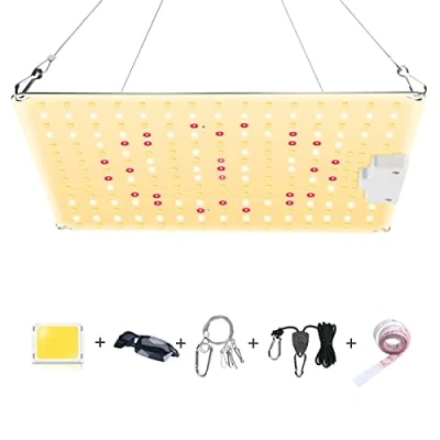 Bild av WEIATTLE LED växtlampa 65W Grow Light lampa växtlampor fullt spektrum Odlingslampor för hydroponik växtbelysning inomhusväxter växa blommor och grönsaker, Ekvivalent med 600W HPS