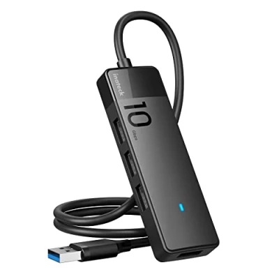 Bild av Inateck USB Hub 3.2 Gen 2, distributör med 4 portar A portar, 50 cm kabel, kompatibel Windows 7/8/10/11, Mac OS, Linux