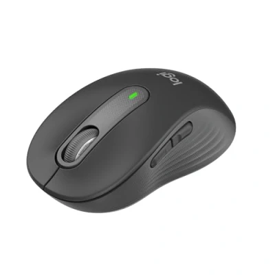 Bild av Logitech Signature M650 Den trådlösa musen för små till medelstora händer, 2 års batteri, tysta klick, anpassningsbara sidoknappar, Bluetooth, PC/Mac/flera enheter/Chromebook Grafit