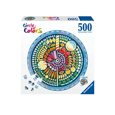 Bild av Ravensburger Circle Of Colors Candy Pussel 500 Bitar